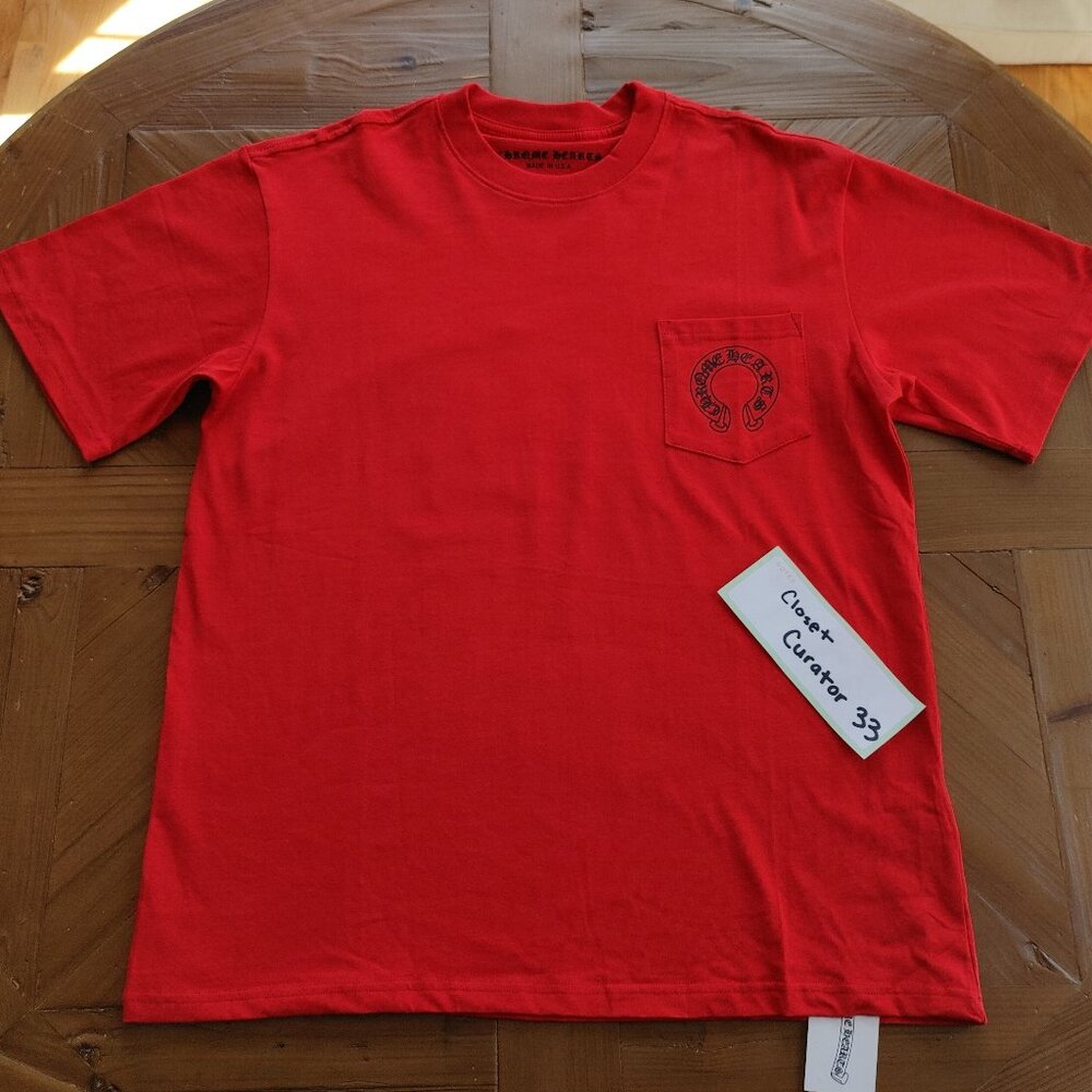 Chrome Hearts x Matty Boy Chomper T-Shirt 'Red' size XL